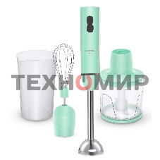 Блендер погружной Starwind SBP1113c 750 Вт, белый/зеленый