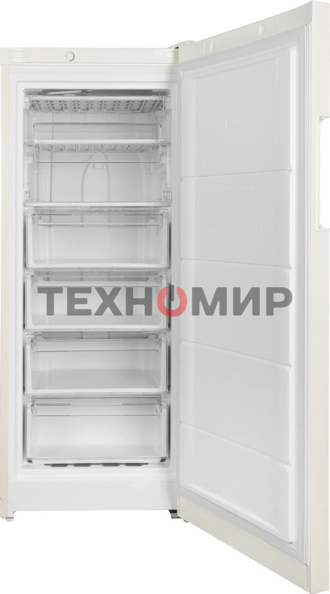 Морозильная камера Indesit DSZ 4150 E, бежевый, 204л, 6 ящиков