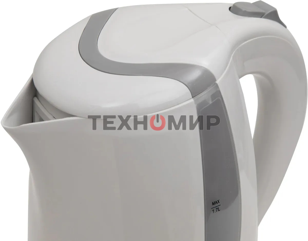 Чайник электрический Oasis K-2PW 1.7 л, 2200 Вт, белый корпус: пластик