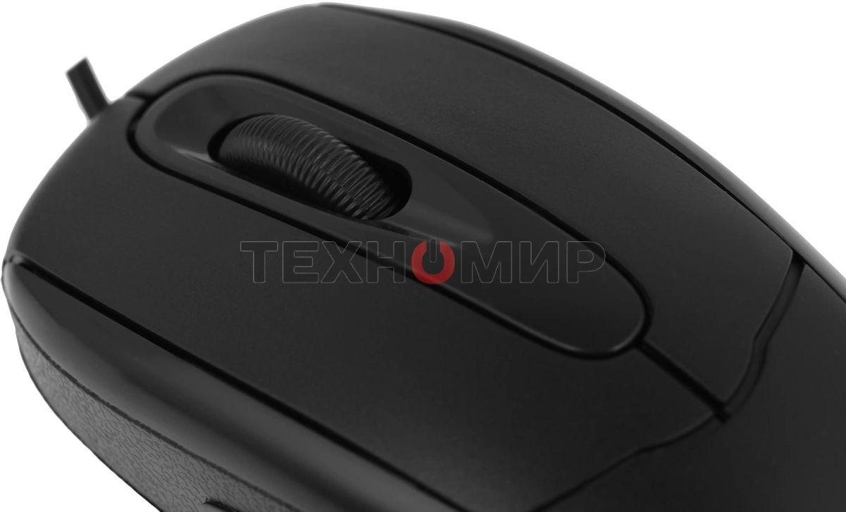 Мышь проводная Defender Standard MB-580 черный, 1000 dpi, USB, кнопки - 3