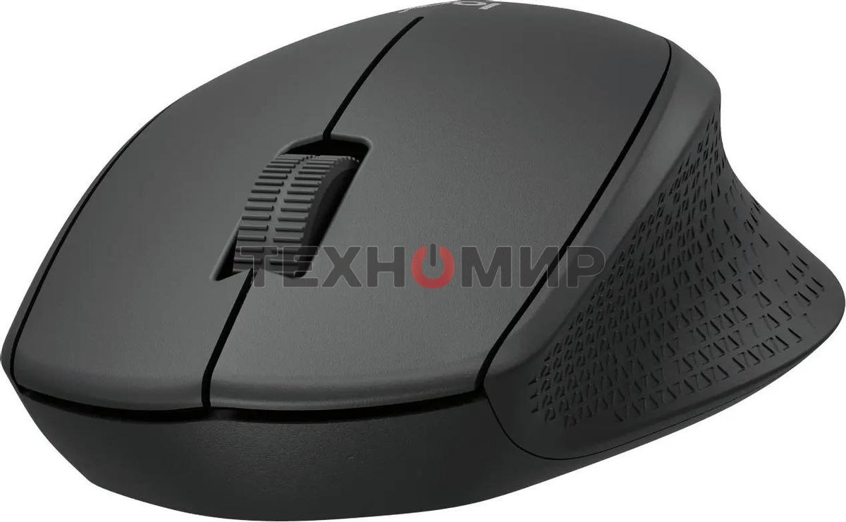 Мышь беспроводная Logitech M280 черный, 1000 dpi, радиоканал, USB, кнопки - 3
