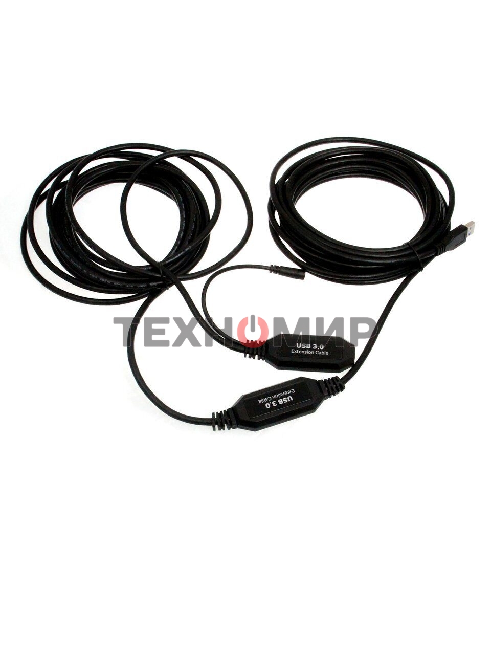 Кабель-адаптер USB3.0-repeater, удлинительный активный Am-->Af 10м VCOM