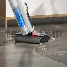 Пылесос моющий Deerma DEM-VX910W белый/черный, питание от аккумулятора, 230 Вт, уборка влажная/сухая, пылесборник 0.7 л, работа от АКБ max - 45 мин