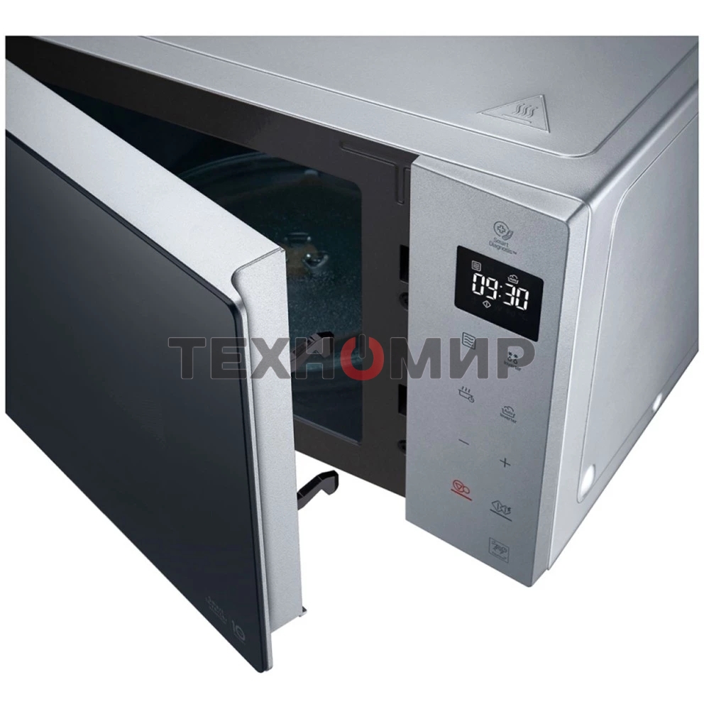 Микроволновая печь LG MW25R35GISL стальной/черный, 25 л, 1000 Вт, переключатели - сенсор