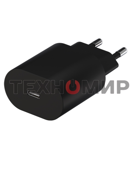 Сетевое зарядное устройство Maxvi SFC-125PD Type-C 3А 25W PD QC3.0 черный