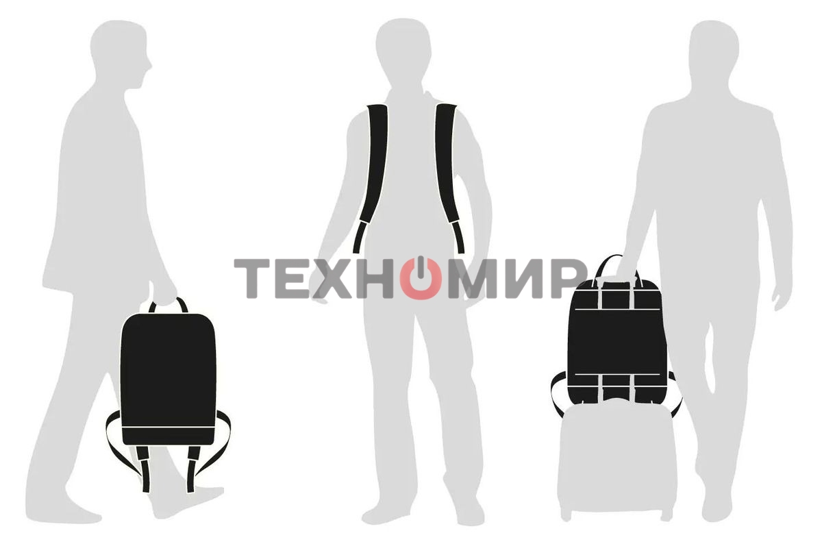 Рюкзак для ноутбука Moleskine METRO (ET82MTbKBK) 31x47x13см полиамид черный