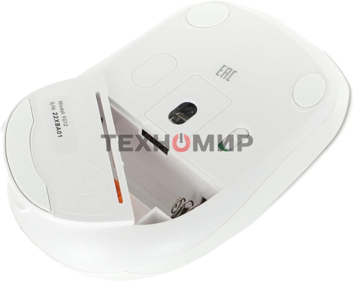 Комплект клавиатура+мышь A4Tech FStyler FG1012 беспроводной, USB, 1200 DPI, белый