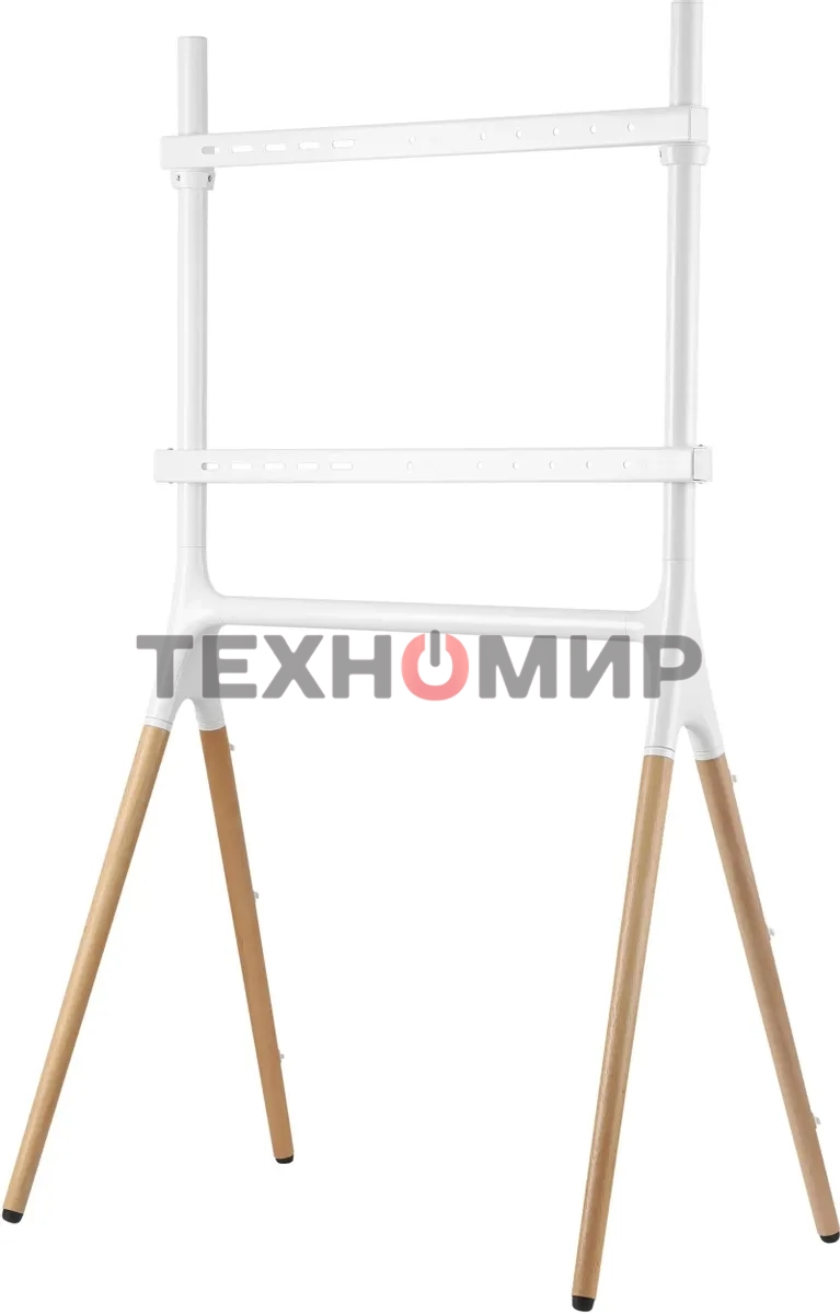 Подставка для телевизора Cactus CS-ST1247WTBCH белый/береза, 49