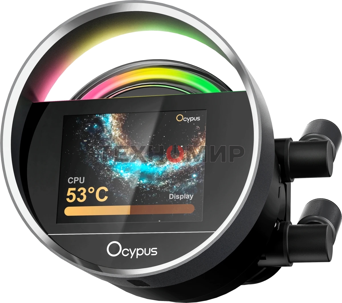 Система охлаждения Ocypus Sigma L36 BK ARGB, 360мм, LCD Pump 2.4