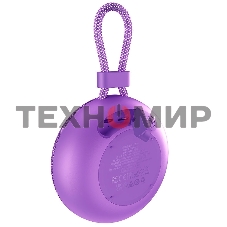 Портативная колонка круглая HOCO BS60 фиолетовый