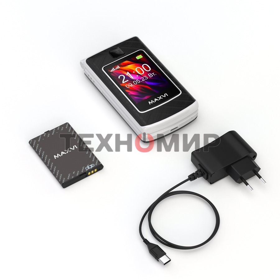 Мобильный телефон Maxvi E28 черный