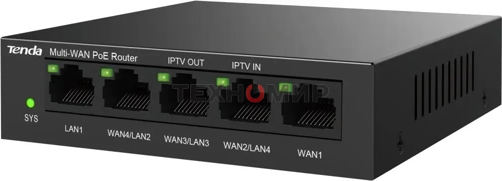 Коммутатор Tenda 5PORT GIGABIT POE G0-5G-POE