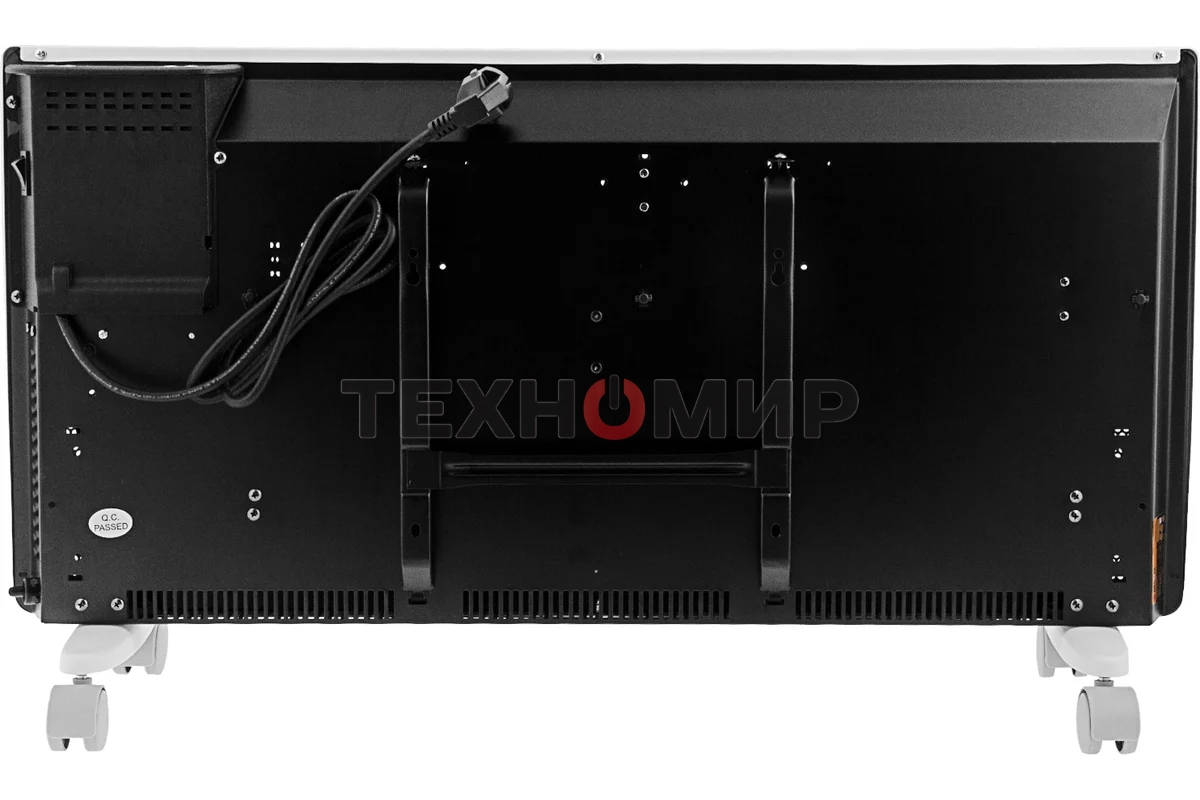 Конвектор электрический гибридный Denzel HybridX-2000 белый, 2000 Вт, 30 м2, термостат, дисплей