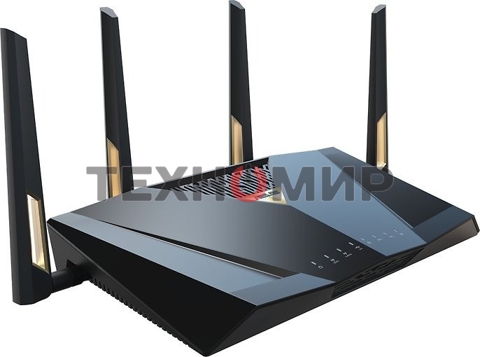 Маршрутизатор ASUS RT-BE88U, черный/желтый, 90IG08V0-MO3N0V