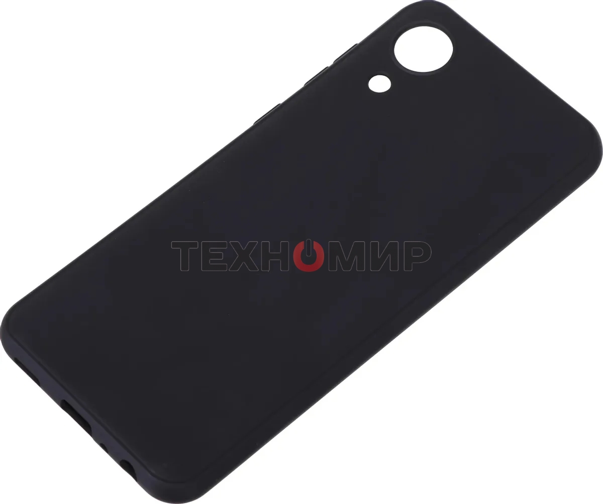Чехол (клип-кейс) BoraSCO Silicone Case для Samsung Galaxy A03 Core черный (матовый)