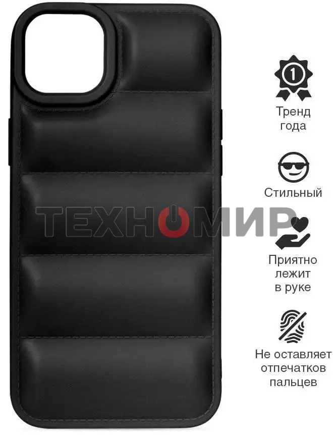 Чехол (клип-кейс) DF iJacket-02, для Apple iPhone 14 Plus, черный df ijacket-02 (black)