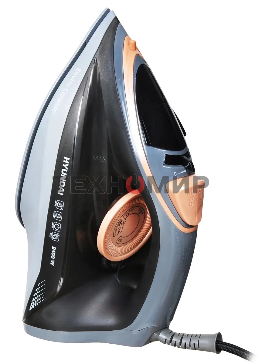 Утюг Hyundai H-SI01671 2400 Вт голубой