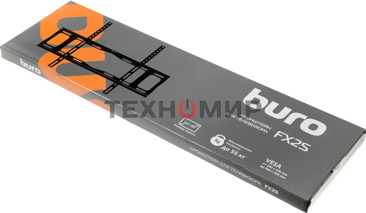 Кронштейн для телевизора Buro FX2S черный 40