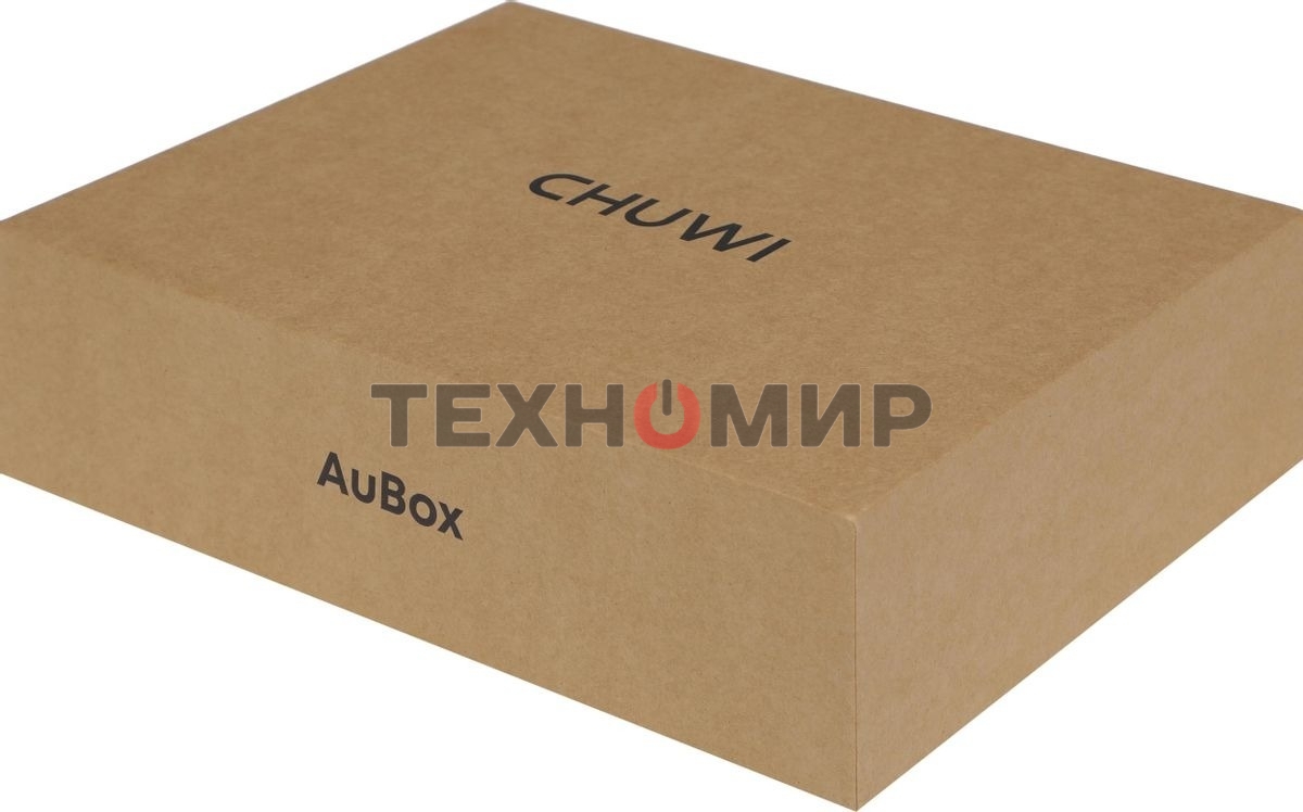 Мини ПК Chuwi AuBox Core i9 13900HK (2.6) 16Gb SSD 512Gb Iris Xe Windows 11 Pro 2x2.5GbitEth WiFi BT 120W серебристый/черный