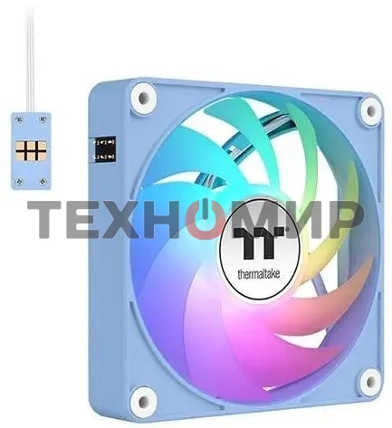 Вентилятор для корпуса Thermaltake CT140 EX Sync Hydrangea ARGb 140х140x25 синий (упаковка 3шт) CL-F197-PL14BU-A