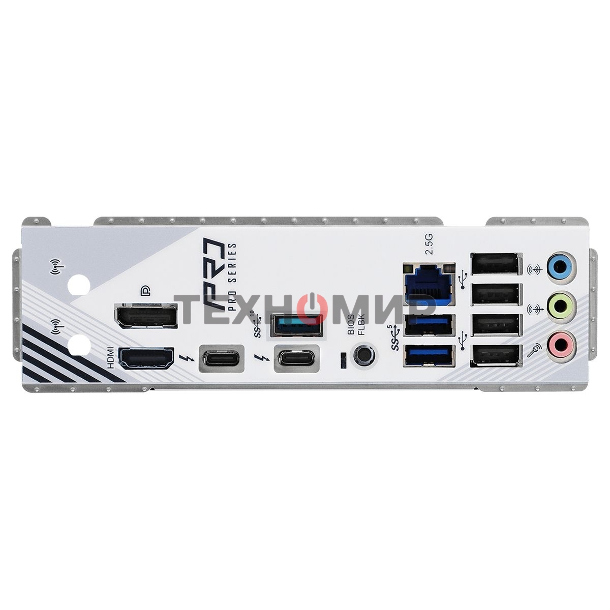 Материнская плата ASRock Z890 PRO RS, LGA1851, Intel Z890, 4xDDR5, 4xSATA, 4xM.2, 1xPCIe 5.0 x16, 2xThunderbolt 4, 1xUSB-A 3.2 Gen 2, 6xUSB-A 3.2 Gen 1, 4xUSB 2.0, 1xHDMI, 1xDP, 1x2.5Gb LAN, 3x3.5 мм, 7.1, ATX