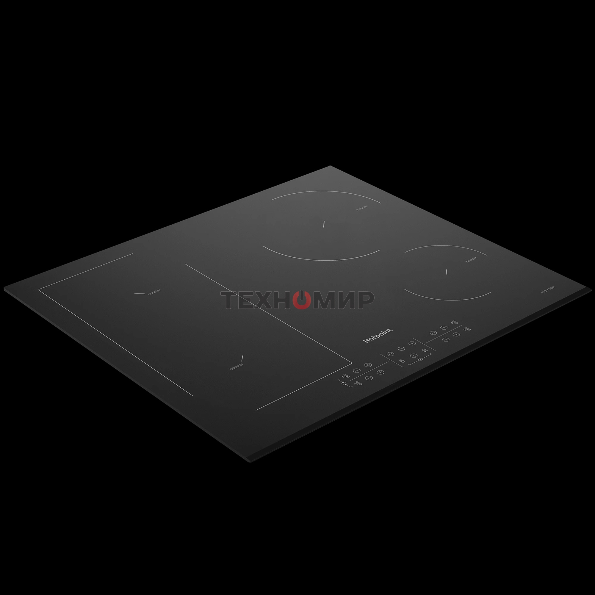 Индукционная варочная панель Hotpoint HB 1560B BF, независимая, черный