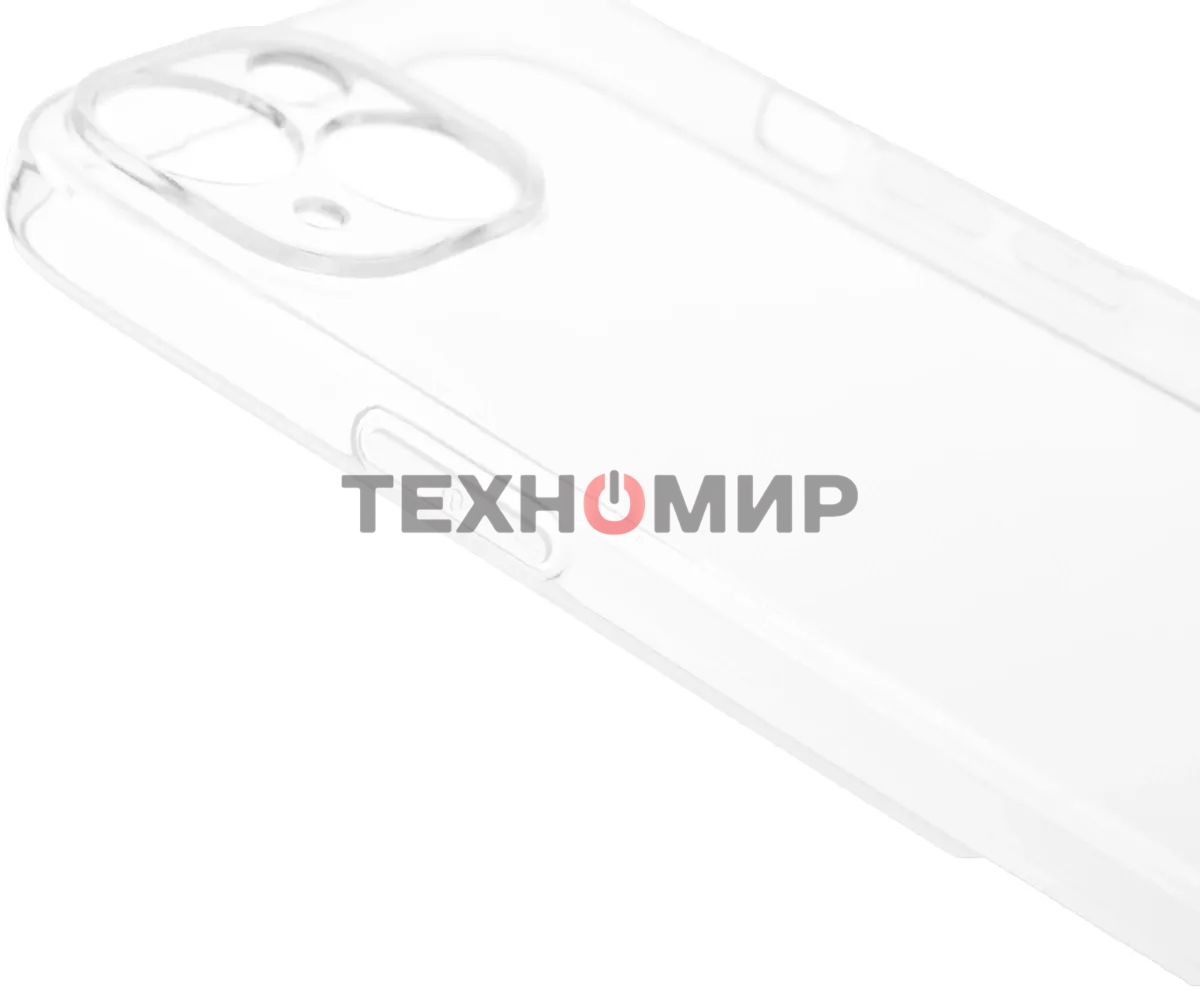 Чехол (клип-кейс) BoraSCO для Apple iPhone 15 прозрачный (72413)