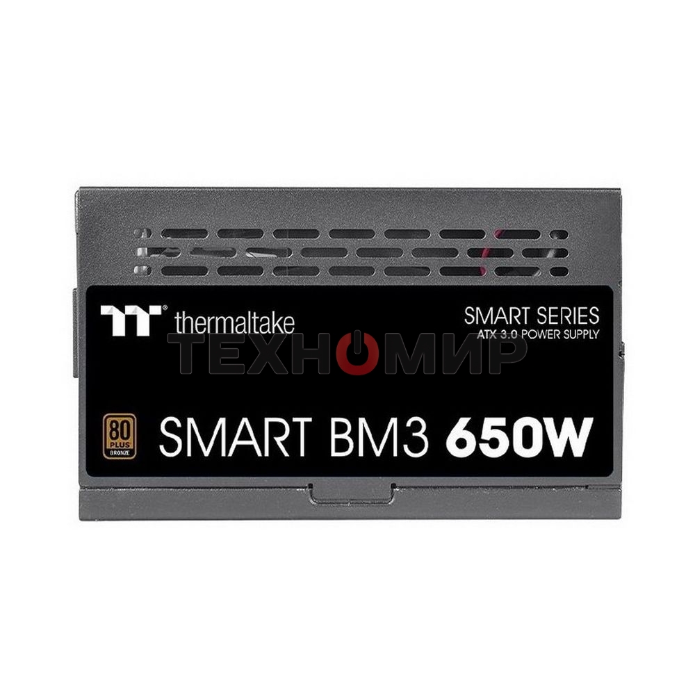 Блок питания Thermaltake Smart BM3 (PS-SPD-0650MNFABE-3), 650Вт, 80 PLUS Bronze, 120мм, модульный, черный