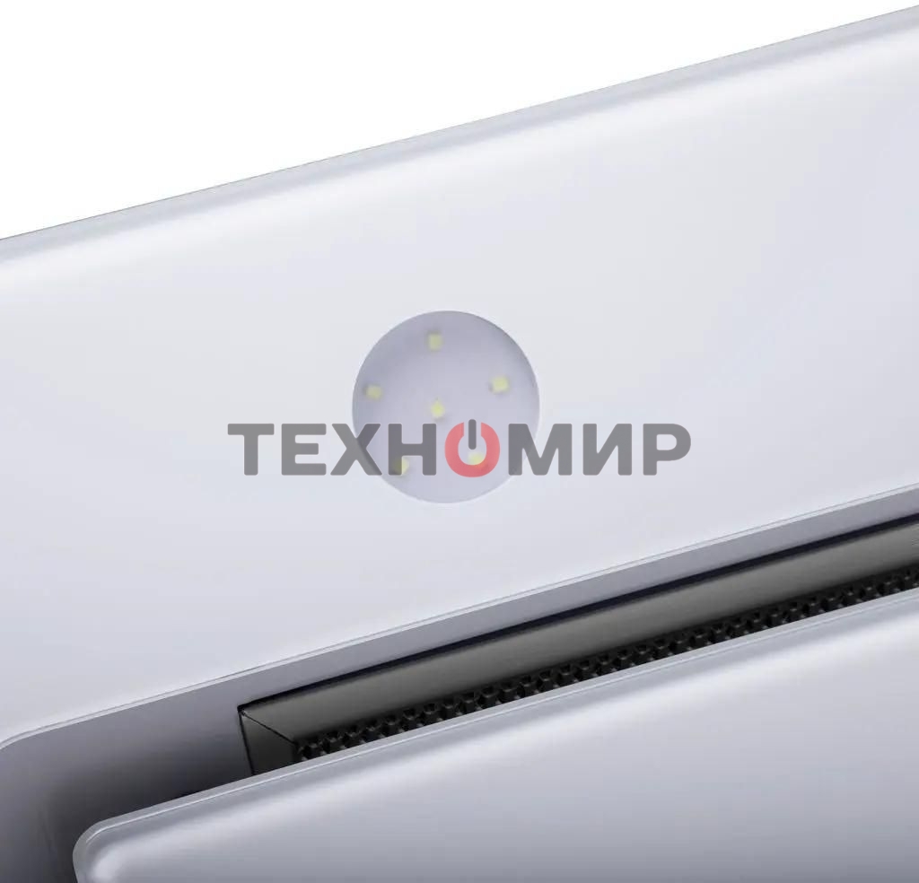 Вытяжка встраиваемая Maunfeld TRAPEZE 601GG белый, 60 см, 1150 куб. м/ч, 54 дБ