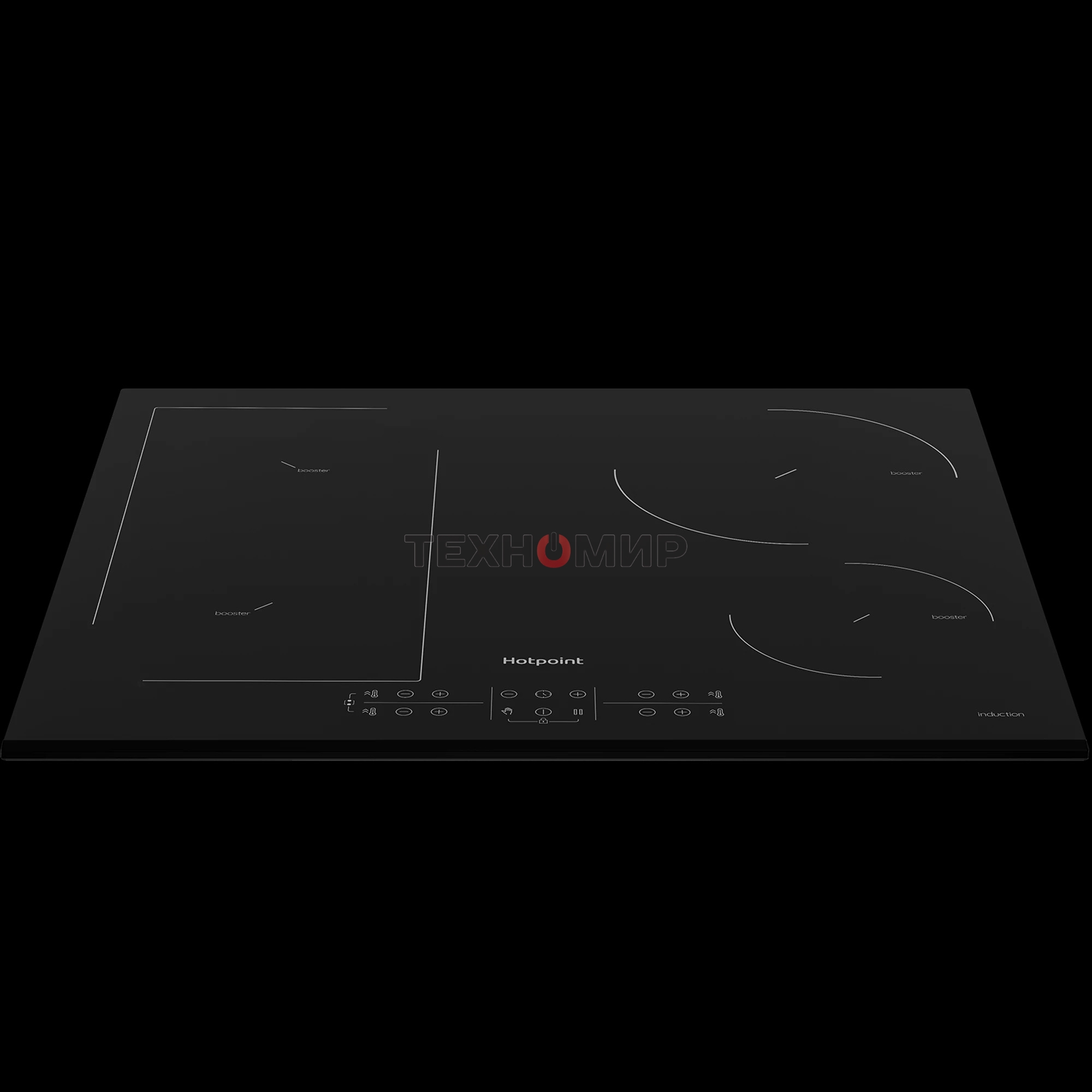 Индукционная варочная панель Hotpoint HB 1560B BF, независимая, черный