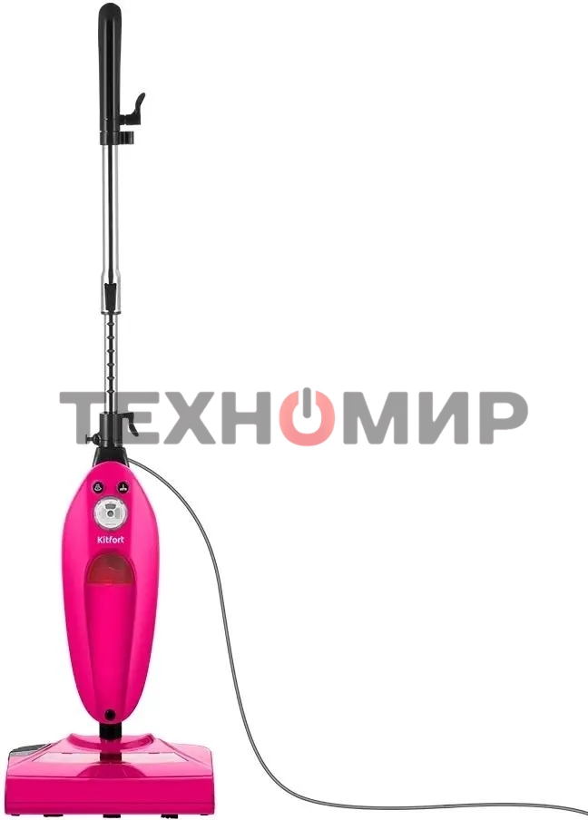 Швабра паровая Kitfort КТ-3940 1500Вт розовый/черный
