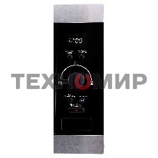 Встраиваемая микроволновая печь Korting KMI 825 XN нержавеющая сталь, 25 л, 900 Вт, переключатели - поворотный механизм/кнопки