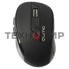 Мышь беспроводная Qumo Office Line Black M78 черный, 1600 dpi, радиоканал, USB, кнопки - 6