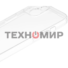 Чехол (клип-кейс) BoraSCO для Apple iPhone 15 прозрачный (72413)