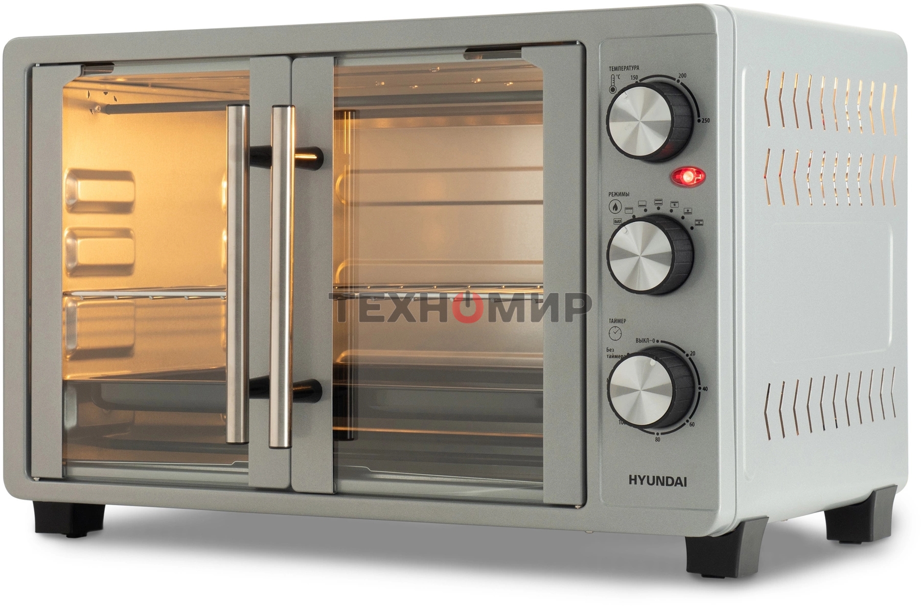 Мини-печь Hyundai MIO-HY077 30л. 1500Вт серебристыйМини-печь BBK OE5562MC черy