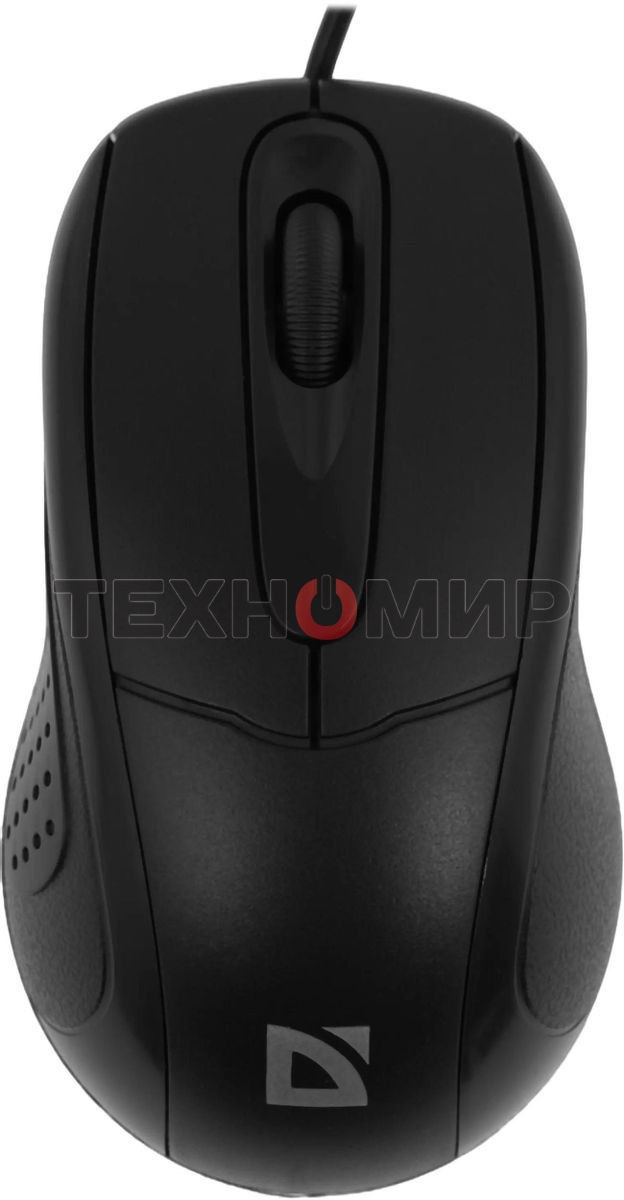 Мышь проводная Defender Standard MB-580 черный, 1000 dpi, USB, кнопки - 3
