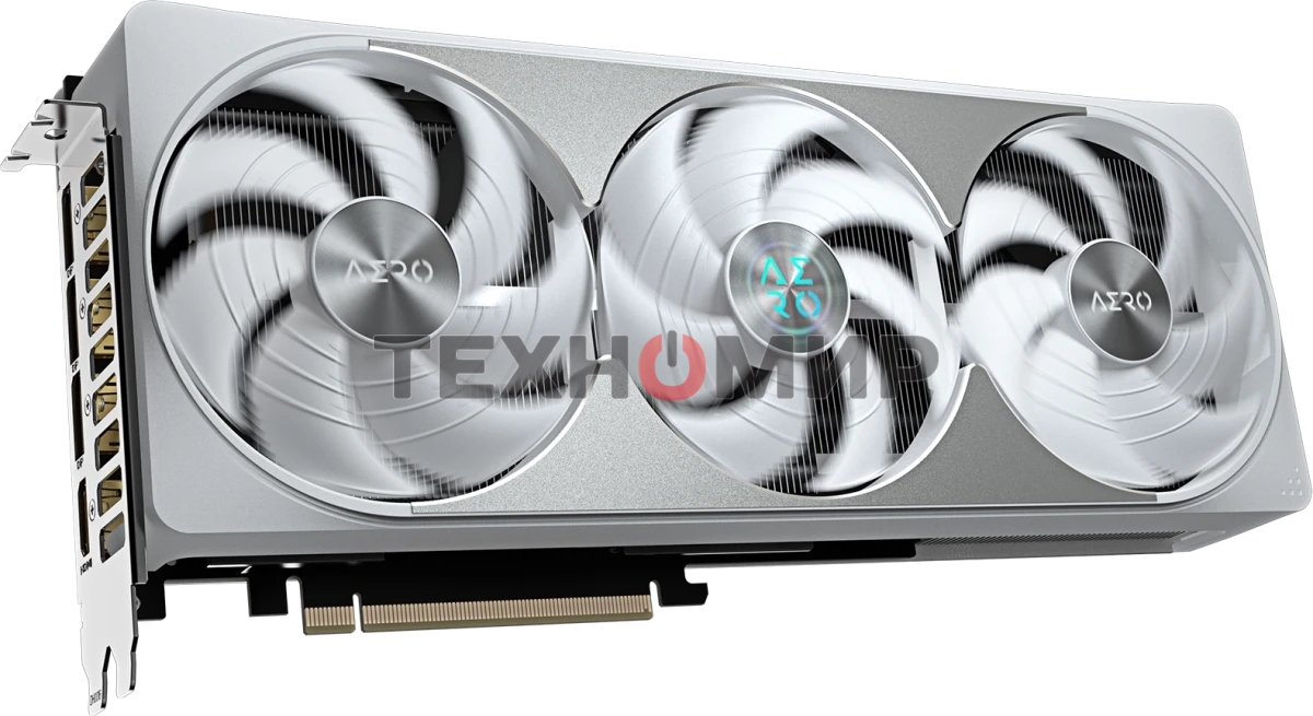 Видеокарта Gigabyte PCI-E 5.0 GV-N5080AERO OC-16GD 1.0 NVIDIA GeForce RTX 5080 16Gb 256bit GDDR7 2730/30000 HDMIx1 DPx3 HDCP Ret