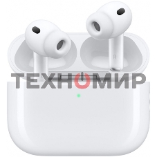 Гарнитура внутриканальные Apple AirPods Pro 3 2025 A3063,A3064,A3122 белый беспроводные bluetooth в ушной раковине (MFHP4ZA/A)