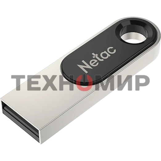 Флешка USB Netac U278 (NT03U278N-016G-32PN), 16Gb, USB 3.0, R/W 90/45, серебристый/черный