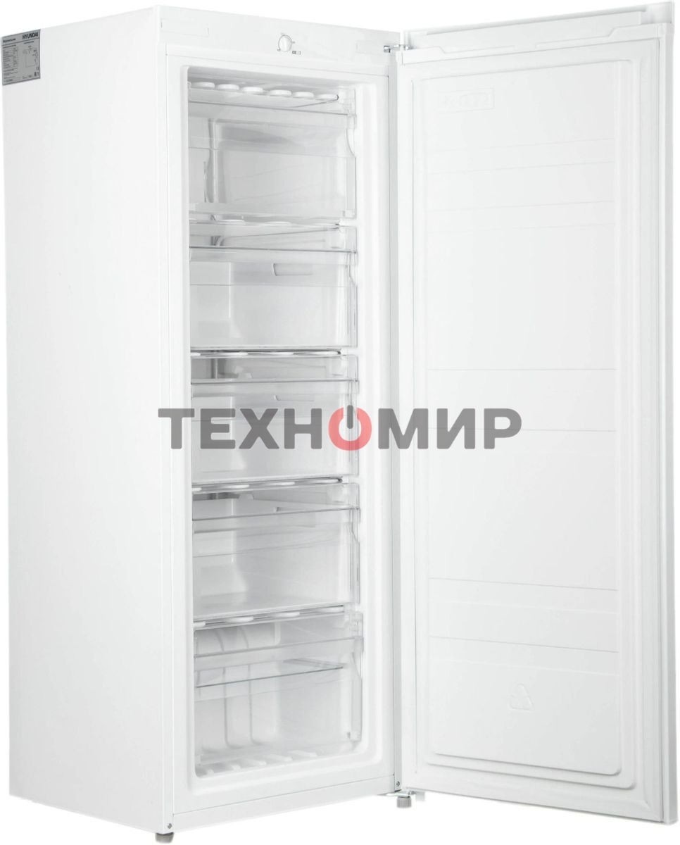 Морозильная камера Hyundai CU2005, белый, 157л, 5 ящиков