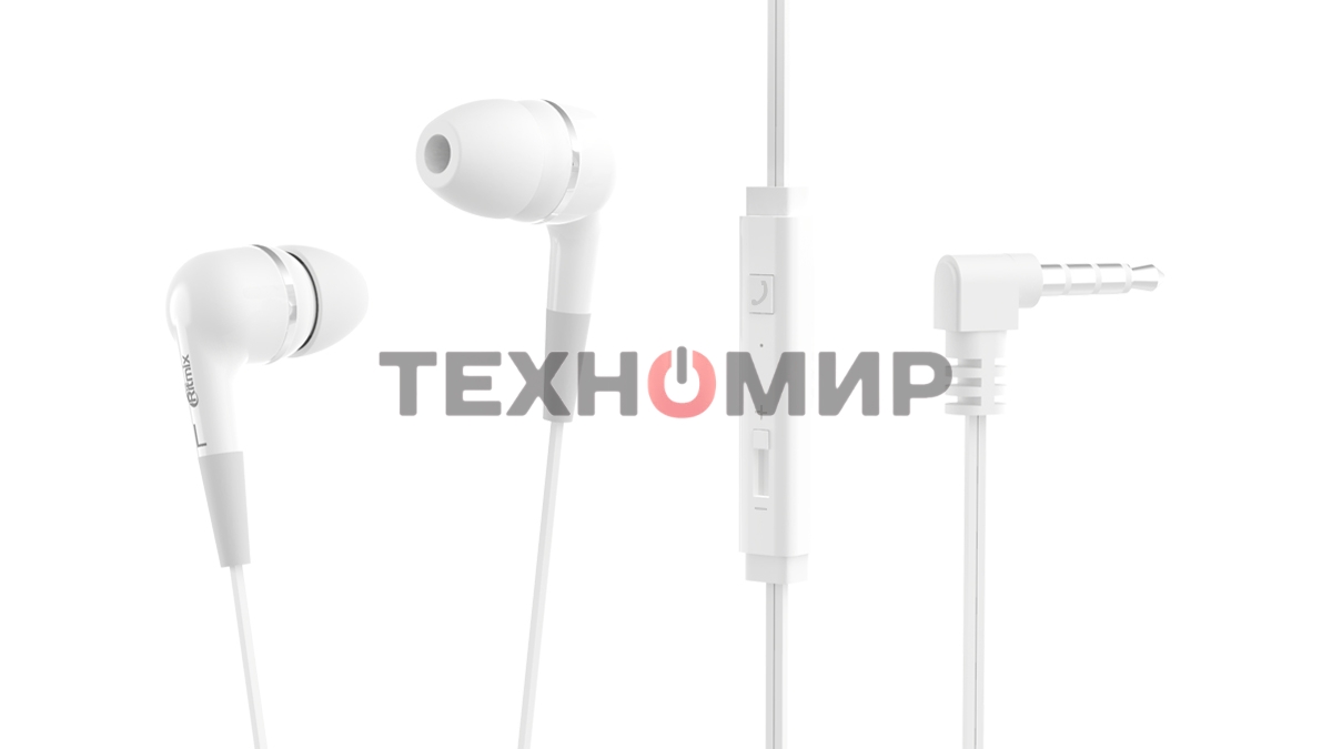 Наушники RITMIX RH-112M белый