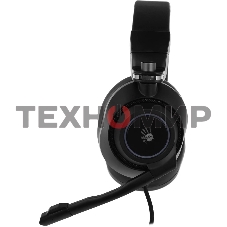 Гарнитура проводная с микрофоном A4Tech Bloody G580 черный 2м мониторные USB оголовье (G580 USB,BLACK)