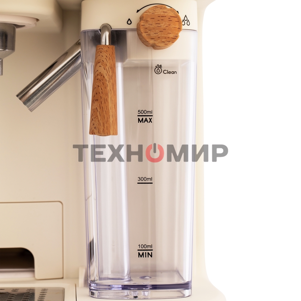 Кофеварка рожковая Maunfeld MF-737BG PRO бежевый, исп. кофе - молотый, 1.5 л, 1250 Вт, 15 бар