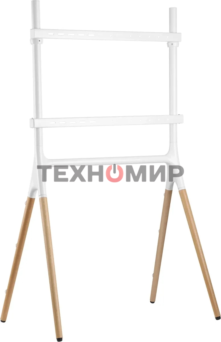 Подставка для телевизора Cactus CS-ST1247WTBCH белый/береза, 49