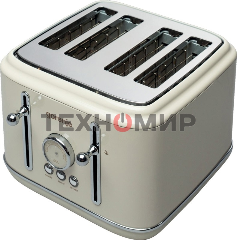 Тостер Gorenje T2300CLIN 1150Вт бежевый/серебристый