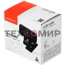 Веб-камера Creative Live! Cam Sync 1080p V2 1920x1080, 30 кадр/с, USB Type-A, микрофон, шторка приватности, универсальное крепление