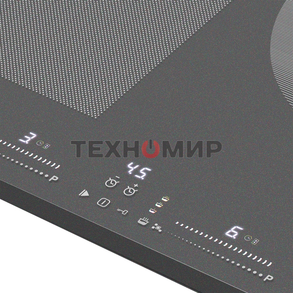 Индукционная варочная панель Maunfeld CVI804SFDGR Inverter графитовый