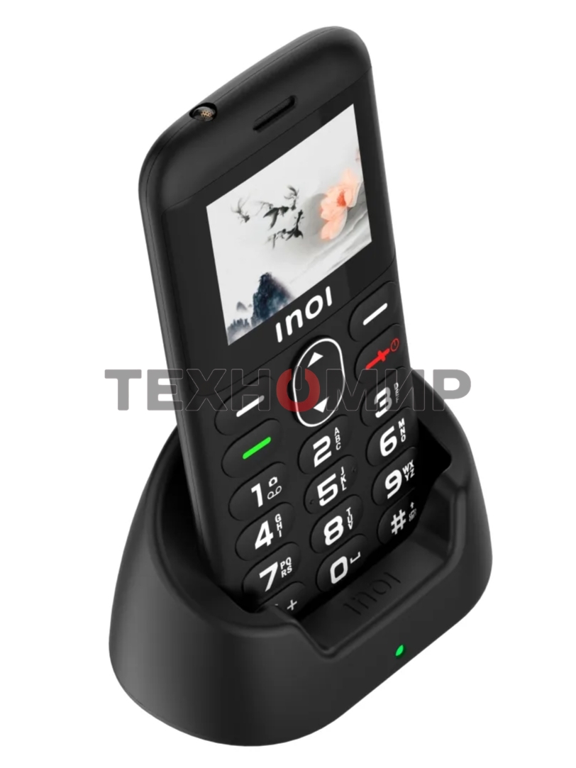 Мобильный телефон INOI 148 Senior 4G черный