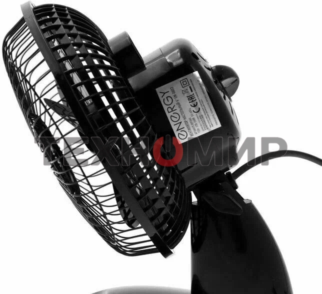 Вентилятор настольный Energy EN-0603 черный 1шт/уп