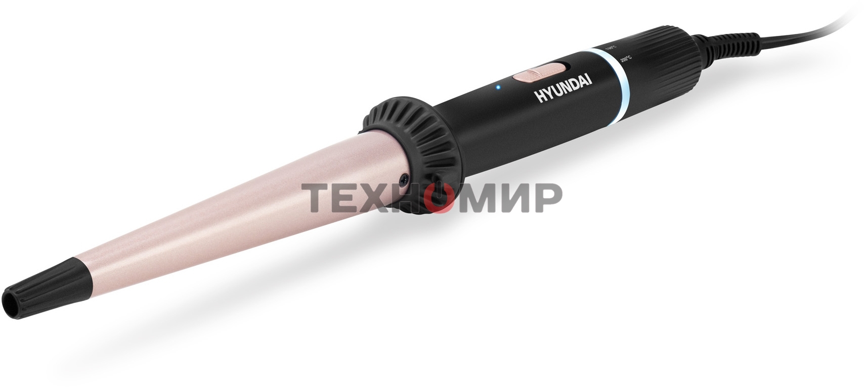 Щипцы Hyundai H-HC1410 40Вт макс.темп.:200С покрытие:керамико-турмалиновое черный